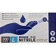 Gants en nitrile sans poudre 8/9 L Bleu